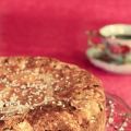 Banankaka med mandelmassa