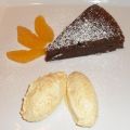 Chokladkaka a la Matisse med apelsingrädde!
