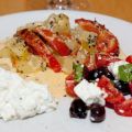 Squash- och tomatgratäng