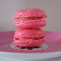 Hallonmacarons
