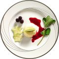 Limefromage med björnbär