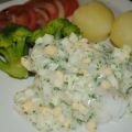 Torsk med äggsås