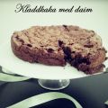 Kladdkaka med daim