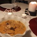 Fläskfilégryta med rosépeppar