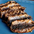 Grillade strömmingsflundror med vitlök