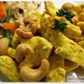 Curry- och vitlöksmarinerad kyckling