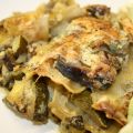 Spenat, svamp och squashlasagne