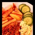 Lördagsfusk...pommes med chili & lime lax med[...]