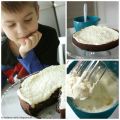 Kladdkaka med apelsinfrosting