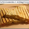 Tortillamacka i klämgrillen