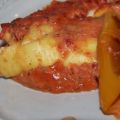 Cannelloni med gorgonzola och paprika