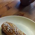Smördegsefterrätt med vit choklad