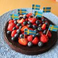 Mjölk- och äggfri kladdkaka med chokladkräm[...]