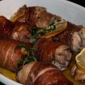 Kyckling i prosciutto med rosmarin och citron
