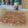 Bacon explosion med salami och mozzarella