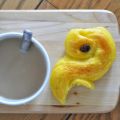 Njuter av min frulle med lussebulle