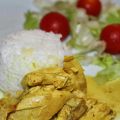 Kyckling i currysås
