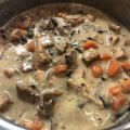 Kött- och champinjongryta