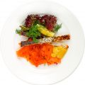 Rosépeppargravad lax