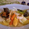 Klassisk fisk- och skaldjurssoppa på rostade[...]