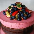 Gluten- och laktosfri hallonmoussetårta med[...]