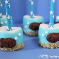 Marshmallows med fisktema