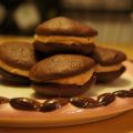 Chocolate Peanut Whoopie Pies