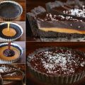 Dark Chocolate Salted Caramel Pie