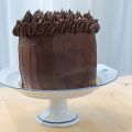 Chokladtårta med päron och vanilj