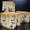 WHITE CHOCOLATE PEANUTBUTTER COOKIE DOUGH FUDGE