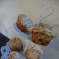 Stora äppelmuffins med smul