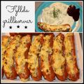 Fyllda grillkorvar