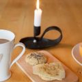 Lyxfrukost tillsammans med sonen
