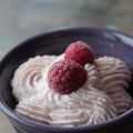 Hallondessert med mascarpone