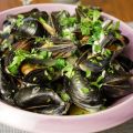 Moule mariniére - musslor i vitt vin och grädde