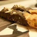 Mandelbiscotti med mörk choklad
