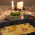 Potatis- och skinkgratäng - snabbmat