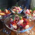 Räk- & hummercocktail med granatäpple