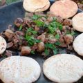 Muurikkastekt Älgkebab/ viltskav i pitabröd med[...]