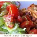 Snabblagad och god lasagne