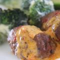 Ajvarjärpar med broccoligratäng
