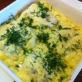 Ugnsbakad torsk med chèvre