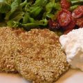 Vegetariska mandel- och sesambiffar av rester[...]