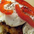 Kyckling med täcke av bacon och mozarella