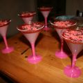 Bärpannacotta med jordgubbssås