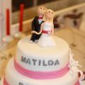 Matildas och Rasmus bröllopstårta