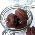 Mintchoklad whoopie pies