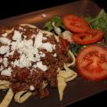 LCHF-pasta med enkel köttfärssås