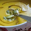 Krämig lins- och pumpasoppa - helt vegan