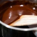 Enkel chokladsås